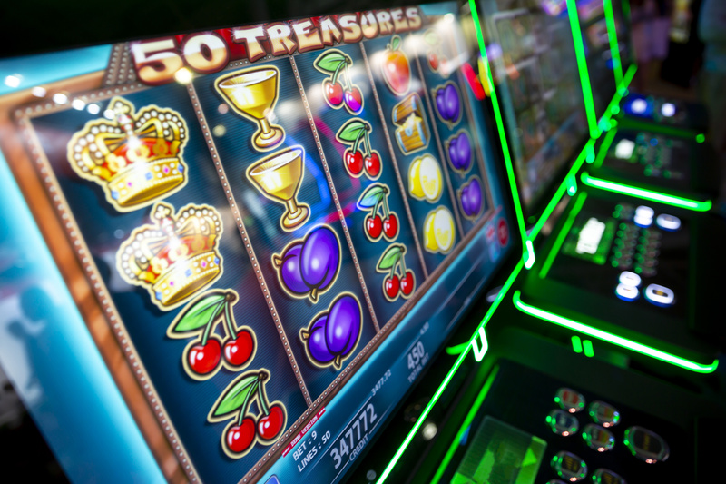 slot machines in casino 